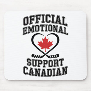 Offizieller emotionaler Unterstützer kanadischer H Mousepad