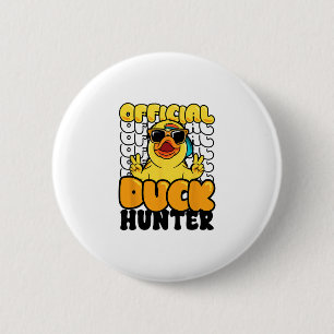 Offizieller Entenjäger Lustiger Gummi-Enten Jagd C Button