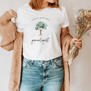 Offizieller Familiengenealoge mit Baum   Stilvoll T-Shirt