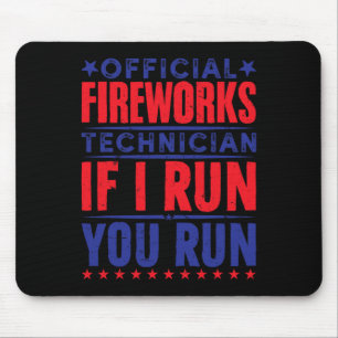 Offizieller Feuerwerkstechniker 4. Juli  Mousepad
