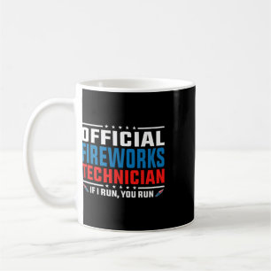Offizieller Feuerwerkstechniker 4. Juli Pyro-tec Kaffeetasse