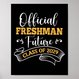 Offizieller Freshman Future CL of 2029 First Day o Poster