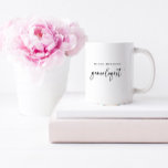 Offizieller Genealoge | Stilvoll Kaffeetasse<br><div class="desc">Diese einfache und stilvolle Tasse sagt "offizieller Familiengenealoge",  und Sie können Ihren eigenen Familiennamen in den Text einfügen. Es gibt auch eine elegante,  moderne schwarze Schrift Typografie. Ein perfektes Geschenk für den Herkunft- und Genealogexperten in Ihrem eigenen Stammbaum!</div>