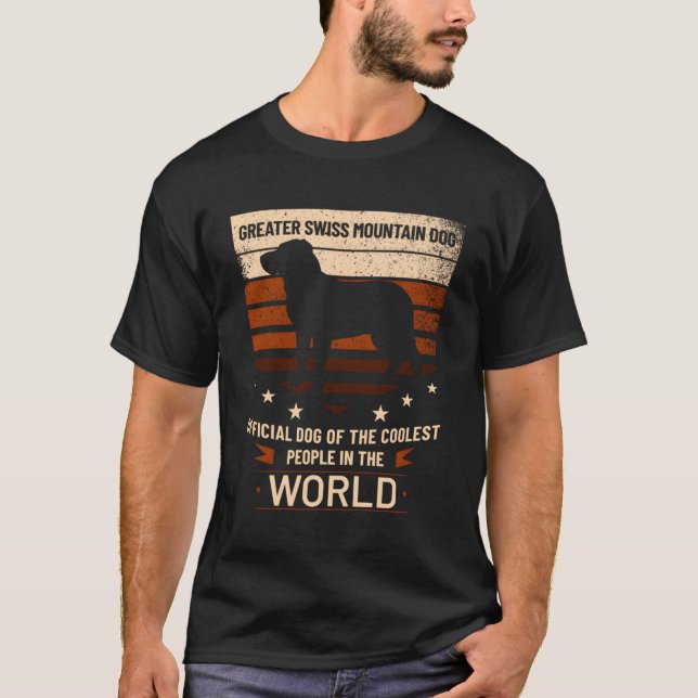 Offizieller Hund aus der Schweiz, Coolster Hund T-Shirt (Vorderseite)