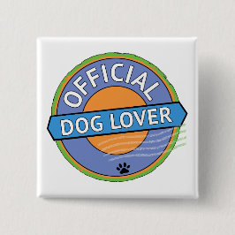Offizieller Hunde-Liebhaber Button