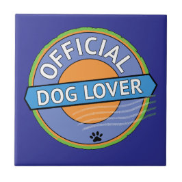 Offizieller Hunde-Liebhaber Fliese