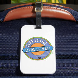 Offizieller Hunde-Liebhaber Gepäckanhänger