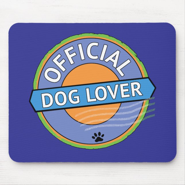 Offizieller Hunde-Liebhaber    Mousepad (Vorne)