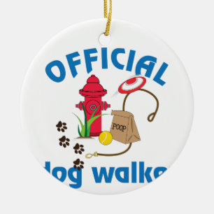 Offizieller Hundewanderer Keramik Ornament