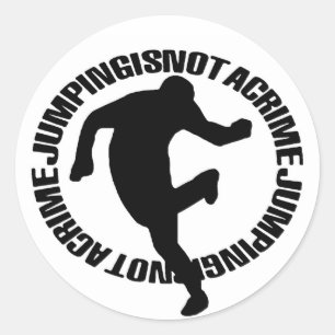 Offizieller Jumpstyle Logo-Aufkleber Runder Aufkleber