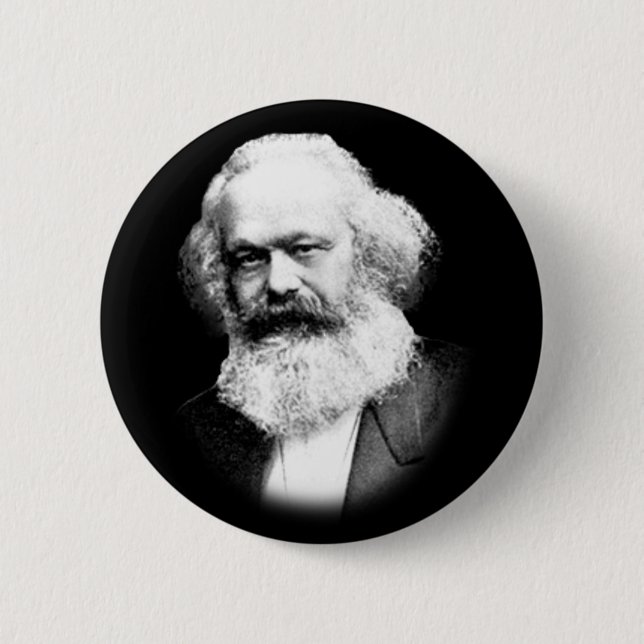 offizieller Karl-Marx-Button Button (Vorderseite)