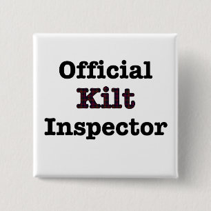 Offizieller Kilt-Inspektor Button