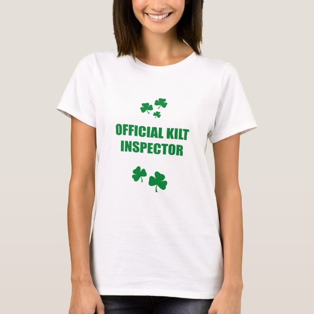 OFFIZIELLER KILT-INSPEKTOR T-Shirt (Vorderseite)
