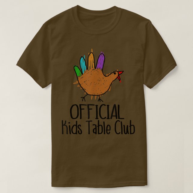 Offizieller Kindertisch Klettergarten Erntedank T-Shirt (Design vorne)