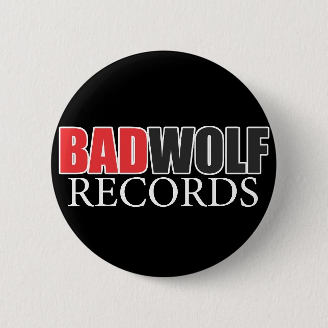 Offizieller Knopf Waren BADWOLF Platten Button (Vorderseite)