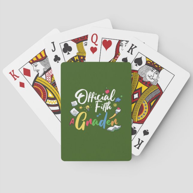 offizieller Lehrer Spielkarten (Rückseite)