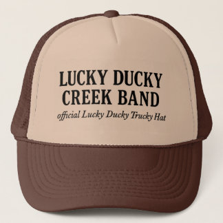 Offizieller Lucky Ducky Trucky Hut-Worte nur Truckerkappe