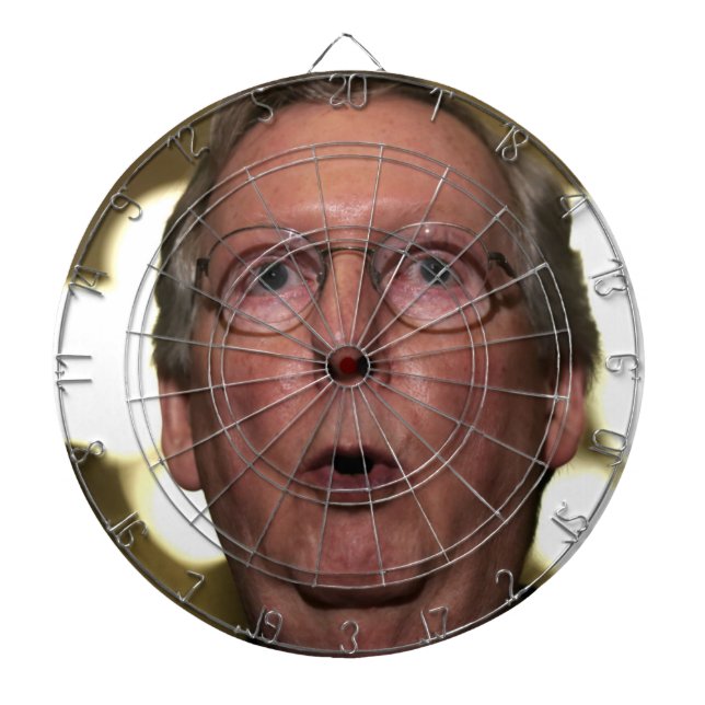 offizieller Mitch McConnell Dartboard Dartscheibe (vorne)
