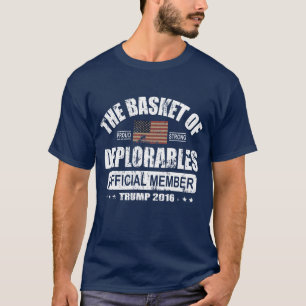 Offizieller Mitgliedskorb von Deplorables T-Shirt