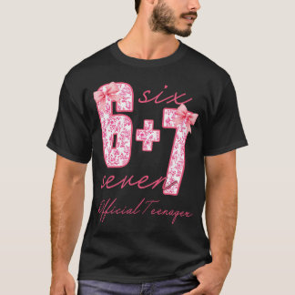 Offizieller Nager Six Seven 6 7 Kokette Schleife 1 T-Shirt
