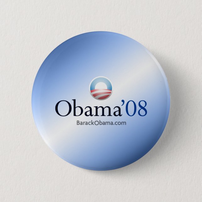 Offizieller Obama-Knopf #3 Button (Vorderseite)