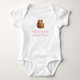 Offizieller Opa Snuggle Partner, Baby Girl, Funny Strampler