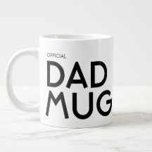 Offizieller Papa Große Typografie