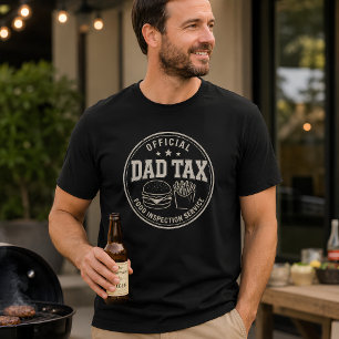 Offizieller Papa-Steuer-Lebensmittel-Inspektiondie T-Shirt