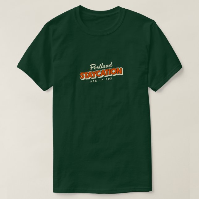 Offizieller Portland Stayation T - Shirt (Dark) (Design vorne)