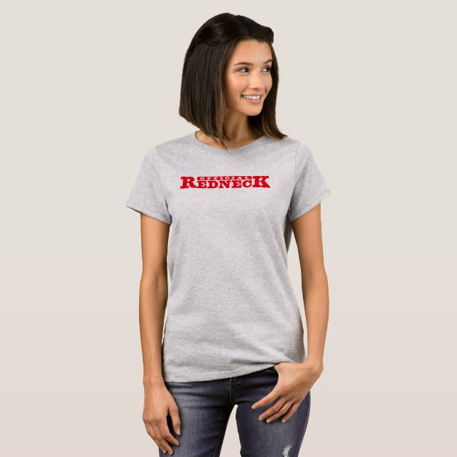 Offizieller Redneck. Funny Tee Shirt. (Vorne ganz)
