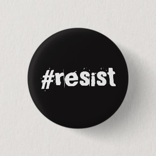 Offizieller #RESIST Knopf Button