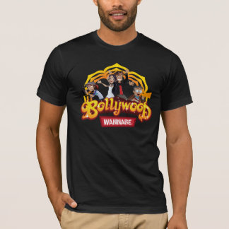 Offizieller schwarzer T - Shirt Bollywood Wannabe