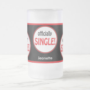 Offizieller Single Mattglas Bierglas
