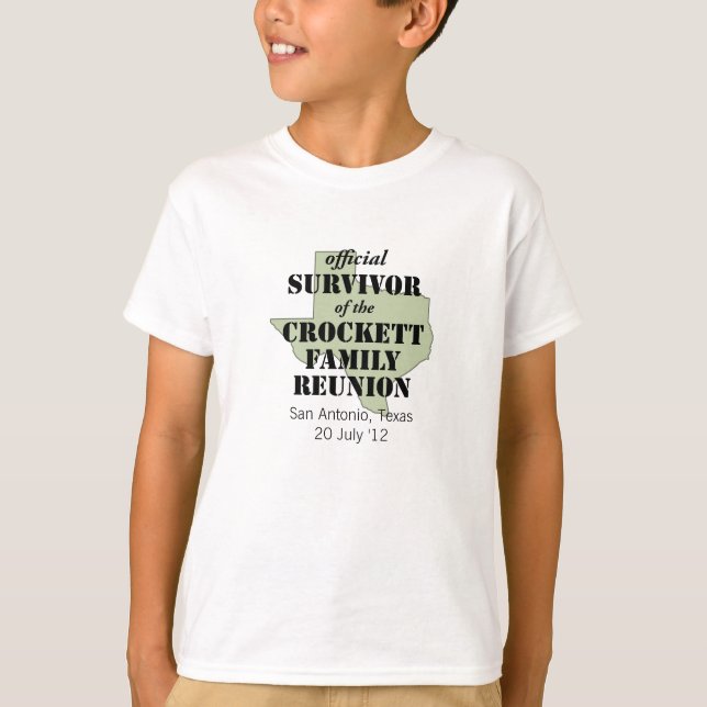 Offizieller Survivor von Texas Family Wiedersehen  T-Shirt (Vorderseite)