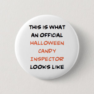 offizieller Süßwareninspektor Button