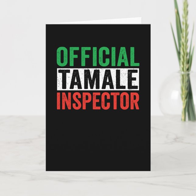 Offizieller Tamale-Inspektor Karte (Vorderseite)