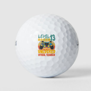 Offizieller Teenager, 13. Geburtstag Stufe 13 Ents Golfball