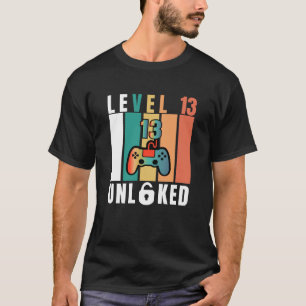 Offizieller Teenager Level 13 freigeschaltet Gebur T-Shirt