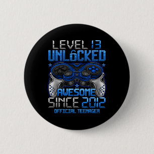 Offizieller Teenager Level 13 freigeschaltete Gesc Button