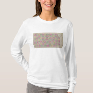 Offizieller topographischer Staats-Atlas Kansas T-Shirt