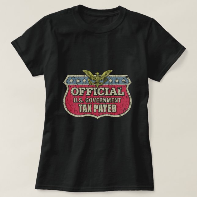 Offizieller US-Steuerzahler 1966 T - Shirt (Design vorne)