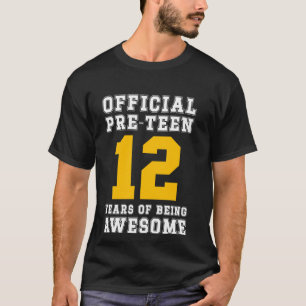 Offizieller VorTeen, 12 Jahre Phantastisch 12. T-Shirt