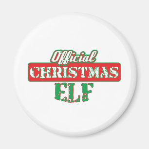 Offizieller Weihnachtself Santa's Helfer Lustig Magnet