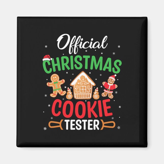 Offizieller Weihnachtskochtest - Funny Xmas Baki Magnet (Vorne)