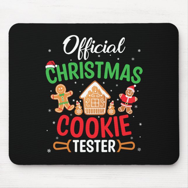 Offizieller Weihnachtskochtest - Funny Xmas Baki Mousepad (Vorne)