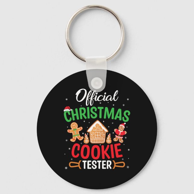 Offizieller Weihnachtskochtest - Funny Xmas Baki Schlüsselanhänger (Vorderseite)