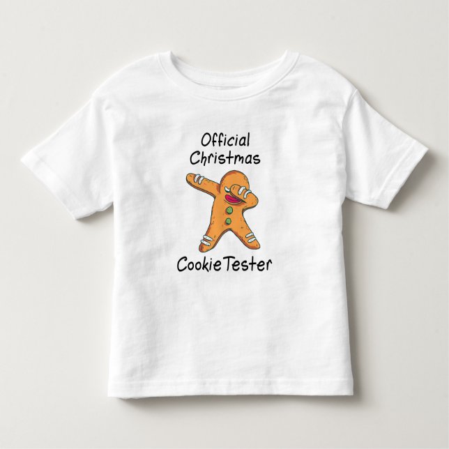 Offizieller Weihnachtskochtetester Kleinkind T-shirt (Vorderseite)