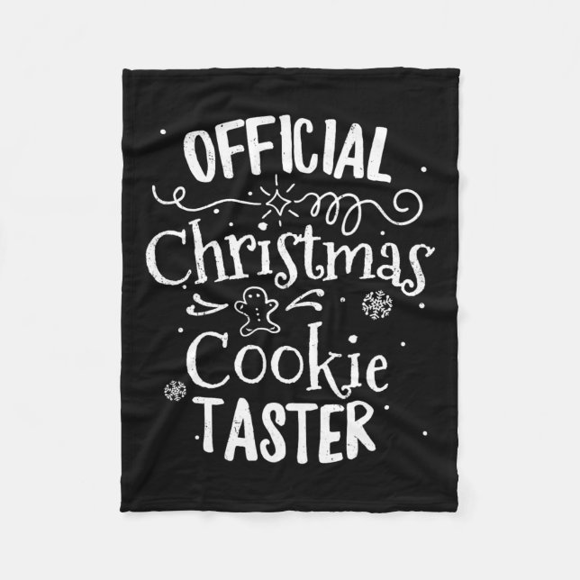 Offizieller Weihnachtskochtopf Backen Baker Holi Fleecedecke (Vorderseite)