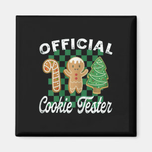 Offizieller Weihnachtsplätzchen Tester Verkoster K Magnet