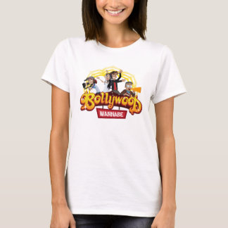 Offizieller weißer T - Shirt Bollywood Wannabe